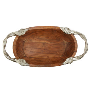 Alpen Home Cuscute Wood Serving Bowl