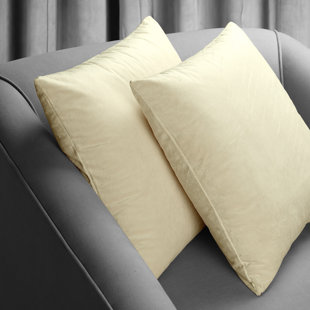 EXCLUSIVE FABRICS & FURNISHINGS Signature Velvet Throw Pillow Covers - Decorative Pillow Covers (Set of 2)