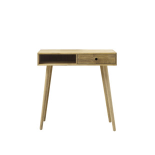 MCA FURNITURE 80cm Solid Wood Console Table