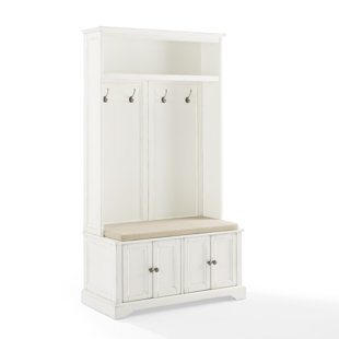 ROSECLIFF HEIGHTS Veere Hall Tree 38'' Wide with Bench and Shoe Storage