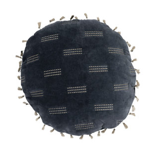 CREATIVE CO-OP Geometric Reversible Throw Pillow