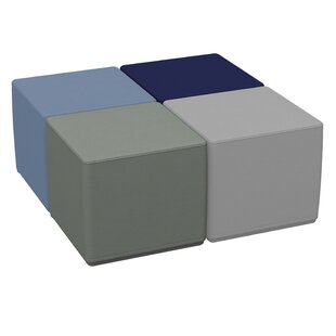 FACTORY DIRECT PARTNERS SoftScape Cube 4 Piece Soft Seating (Set of 4)