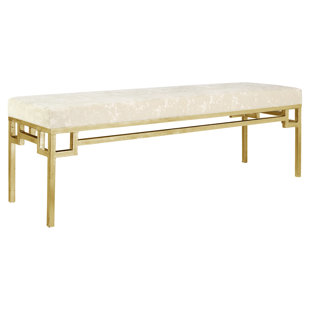 ELLAHOME Jackson Linen Upholstered Bench