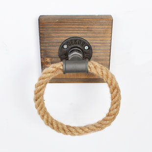 SPIRITHOME Wood 1 Wall Towel Rack