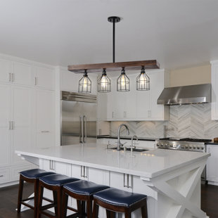 WAREHOUSE OF TIFFANY 4 - Light Kitchen Island Pendant