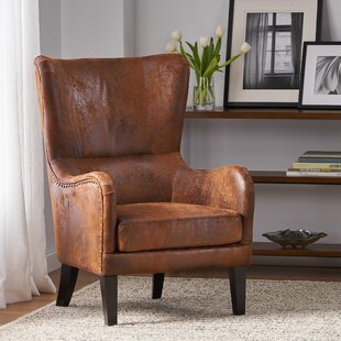 WILLISTON FORGE Adetola Upholstered Wingback Chair