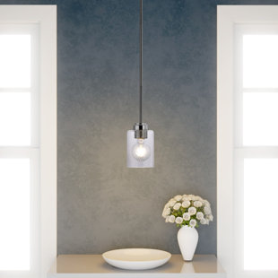 LAZZUR Briare 1 - Light 4'' Satin Nickel Pendant