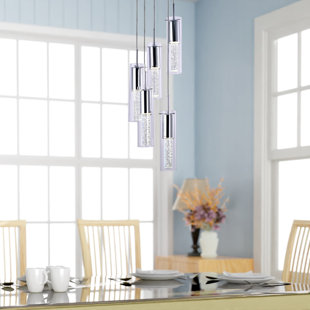 LAZZUR Midou 5 Light 14 In. Polished Chrome Pendant