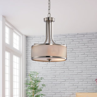 Vidourle LAZZUR 3 - Light 14" Satin Nickel Pendant