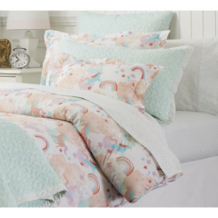 LULLABY BEDDING Unicorn 100% Cotton Abstract Sheet Set