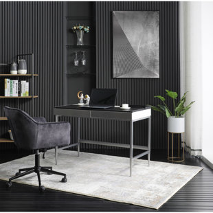 LOFT LYFE 43.3" Width Writing Desk with Storage