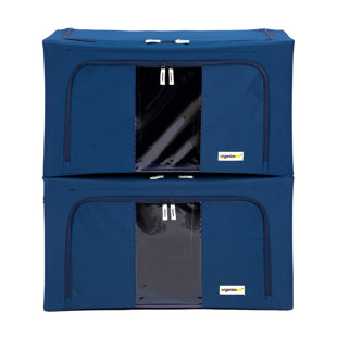 ORGANIZEME Pop Up Fabric Bin Set (Set of 2)