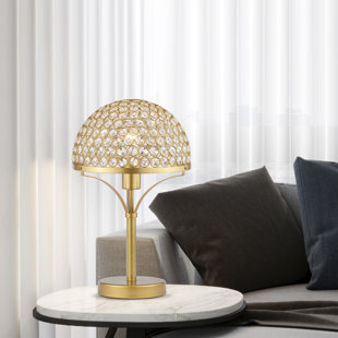 WAREHOUSE OF TIFFANY Metal Table Lamp