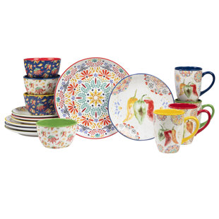 Certified International Sweet & Spicy 16Pc Dinnerware Set