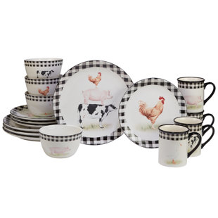 Certified International On The Farm 16Pc Dinnerware Set