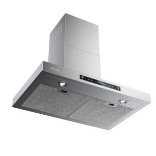 HISOHU 29.52" 780 CFM Ducted Wall Mount Range Hood in Stainless Steel with Damper Included