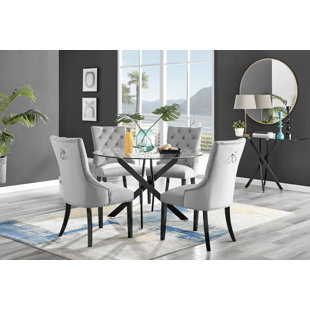 CANORA GREY 4 - Person Dining Set
