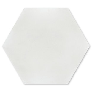 VILLA LAGOON TILE Solid Mixed Gray Hex 8" x 9" Cement Wall & Floor Tile