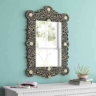 MISTANA™ TEEN Raul Bone Inlay Wall Mirror