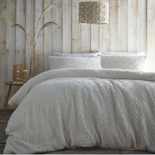 BEDMAKER Cream Microfibre 64 TC Duvet Cover Set