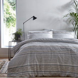 BEDMAKER Gray 64 TC Duvet Cover Set