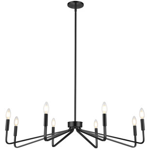 DAINOLITE 8 - Light Dimmable Chandelier