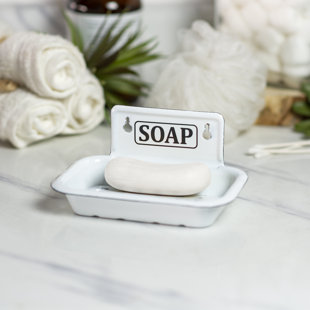 AMERICAN MERCANTILE Vintage Enamelware Soap Dish