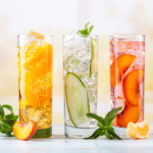 CRYSTALIA USA 6 Piece 12.25 oz. Drinking Glasses Set