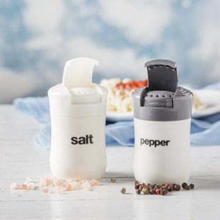 CRYSTALIA USA Travel Salt and Pepper Shaker Set