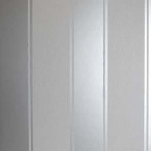 BRAMBLY COTTAGE Grimmett 10.05cm x 53cm Matte Metallic Finish Wallpaper Roll