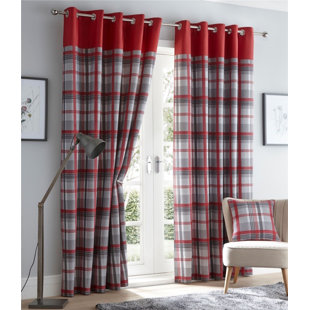 FOUNDSTONE Vorhang-Set Anika mit Ösen, halbtransparent (Set besteht aus 2)