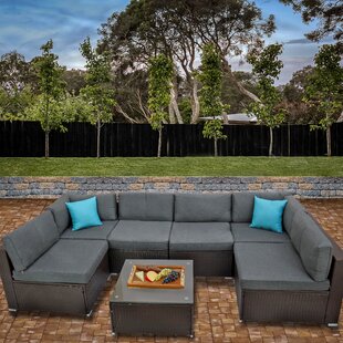 NATIONAL OUTDOOR LIVING 2 Piece Sectional Seating Group with Cushions