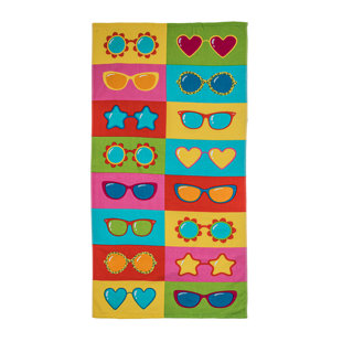 SAFDIE & CO. INC. Premium Luxury Ultra Soft Printed Velour Beach Towel