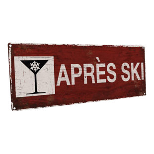 HOMEBODY ACCENTS Après Ski Sign