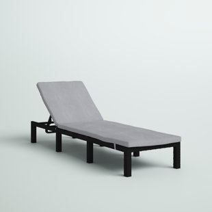 EBERN DESIGNS Trajen Outdoor Adjustable Reclining Chaise Lounge