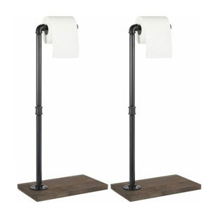 CELLPAK Free Standing Toilet Paper Holder (Set of 2)