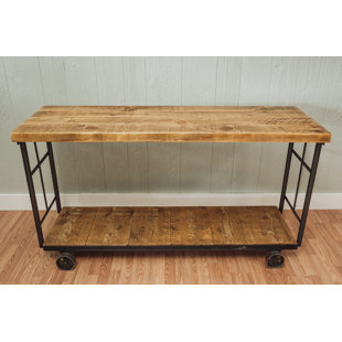 NAPA EAST COLLECTION 66'' Solid Wood Top Console Table