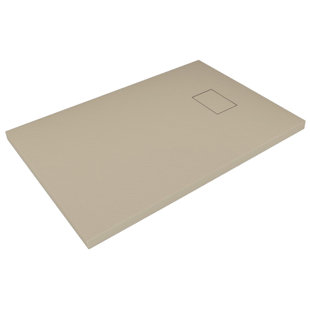 LANERI 700Mm x 1200Mm Fiberglass Standard Shower Tray - Beige