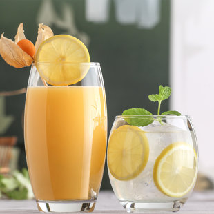 LAV Empire 12 - Piece Glass Drinking Glass Assorted Glassware Set