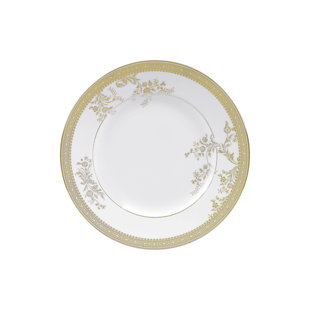 WEDGWOOD Vera Wang Lace Gold Salad Plate 8"