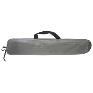 VIDAXL Bo-Camp Windbreak with Window Dennis 500 x 140cm Grey