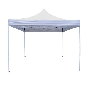 KAHOO 10 Ft. W x 10 Ft. D Metal Party Tent Canopy