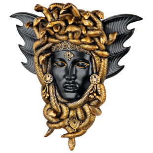 DESIGN TOSCANO Medusa Snake-Haired Gorgon Wall Sculpture