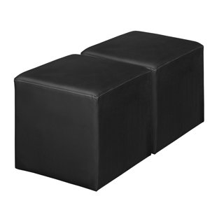 Regency Jean Square Stool Ottoman (Set of 2)