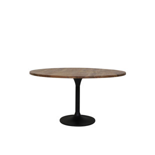WILLISTON FORGE Wainwright 78 cm Acacia Pedestal Dining Table