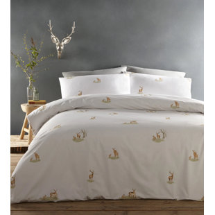 BEDMAKER Cotton Floral Duvet Cover Set with Pillowcases