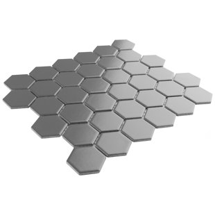 MEROLA TILE Metro 2" x 2" Hex Porcelain Honeycomb Mosaic Wall & Floor Tile