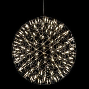 CASA INTERIOR SPACE Grace 50 - Light Steel LED Single Pendant