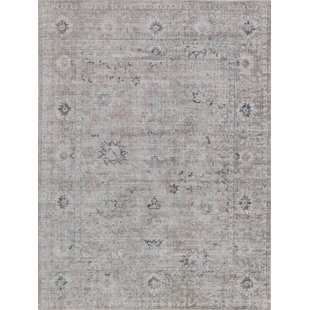 Exquisite Rugs Cambridge Handmade Hand Loomed Wool/Bamboo Silk Silver/Brown Area Rug