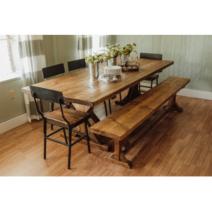 NAPA EAST COLLECTION Mill And Foundry Solid Wood Dining Table